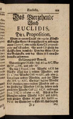 501-509, Das Vierzehnde Buch Euclidis.