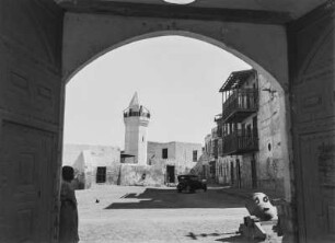 Hanafi Moschee : Minarett der Hanafi Moschee in Sawakin