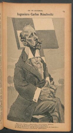 Ingeniero Carlos Máschwitz - [Caricatura] : De mi Guignol