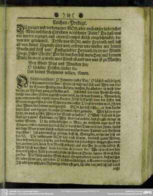 Leichenpredigt : Leichen-Predigt. [Antritt]. Textus. Das wohl-redende Blut eines unschuldig-getödteten Adels. [Applicatio]