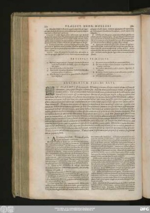 Argumentum Psalmi XLVI.
