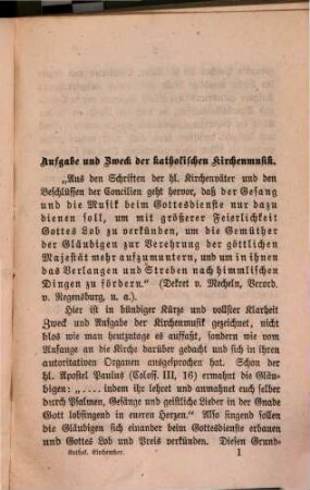 Der katholische Kirchenchor oder die vorzüglichsten Pflichten der Chorregenten, Organisten und Sänger
