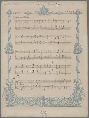 Parade-Marsch im Schritt für Kavallerie, pf, TrV 213, Es-Dur - BSB Mus.ms. 11346 : Parademarsch im Schritt für Cavallerie. // Richard Strauss.
