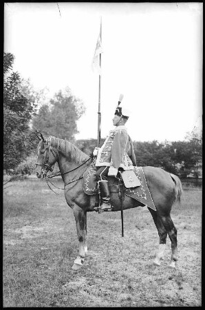 Torgau. Thür.-Hus.-Regim. Nr. 12 - In Parade