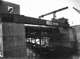 Wehrbaustelle Goßmannsdorf/Main