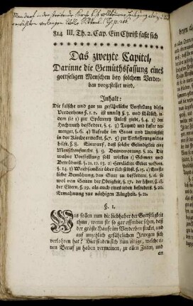 Das zweyte Capitel.