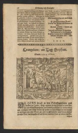 Evangelium/ am Tage Stephani. ...