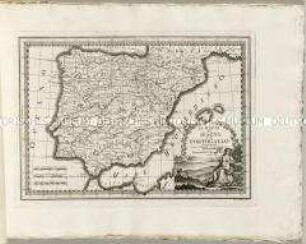 Nuovo Atlante Geografico Universale: Li Regni di Spagna e Portogallo