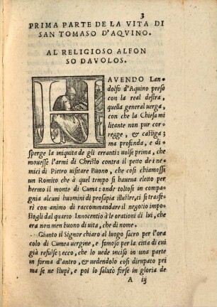 La vita di San Tomaso d'Aquino