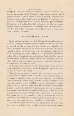 Explotación de las minas