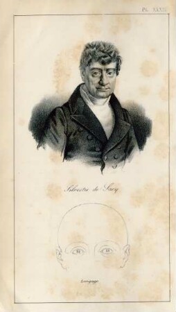 Silvestre de Sacy. Langage