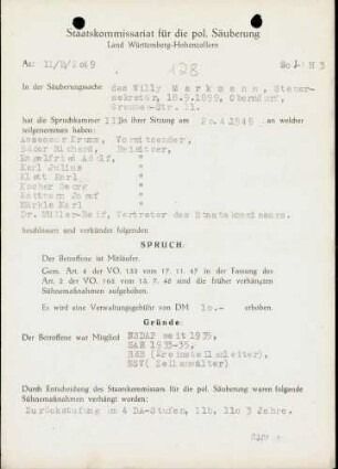 Markmann, Willy