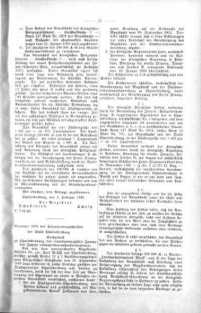 In nicht öffendlicher Sitzung (48), 10. Februar 1909