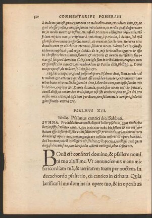 Psalmus XCI. - Psalmus C.