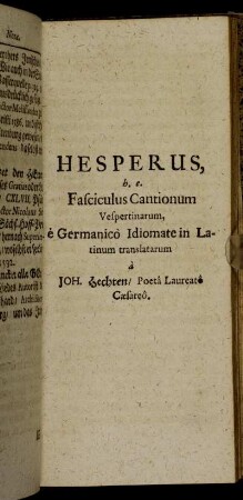 Hesperus