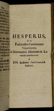 Hesperus