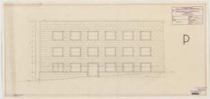 I.G.-Farben, Frankfurt/Main Verwaltungsgebäude: Laboratorium: Ostansicht 1:50