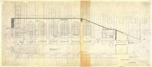 Döllgast, Hans; München; Alte Pinakothek, Wiederaufbau - Schnitt
