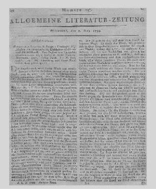 Aufsätze über einige wichtige Gegenstände der Aufklärung und Volksglückseligkeit. Leipzig: Höfer 1798