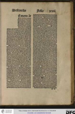 In hoc secundo libro determinat philosophus de mari, de ventis, de motu terre, tonitruo et choruscatione...