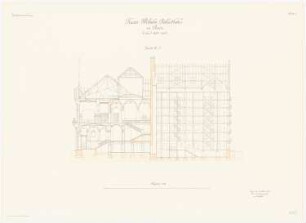 Kaiser-Wilhelm-Bibliothek, Posen: Querschnitt 1:100