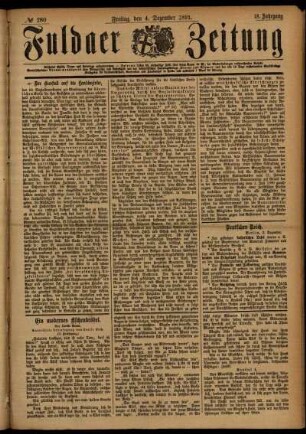 Ausgabe vom Freitag, den 04. Dezember 1891.