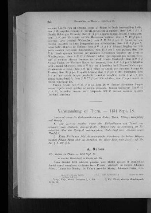 Versammlung zu Thorn. - 1434 Sept. 18.