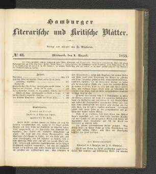 No. 61. 1. August 1855