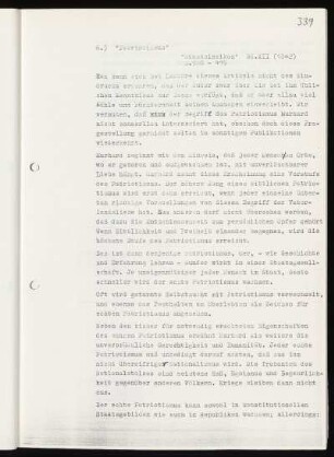 6.) "Patriotismus" "Staatslexikon" Bd. XII (1842) S. 386 - 419