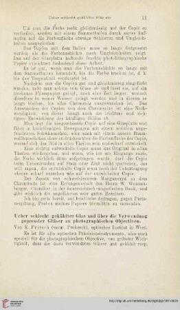 Ueber schlecht gekühltes Glas und über die Verwendung gepresster Gläser zu photographischen Objectiven