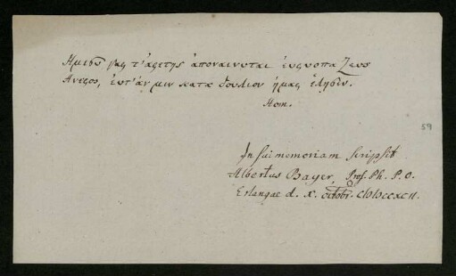 Albrecht Bayer, Erlangen, 10.10.1792