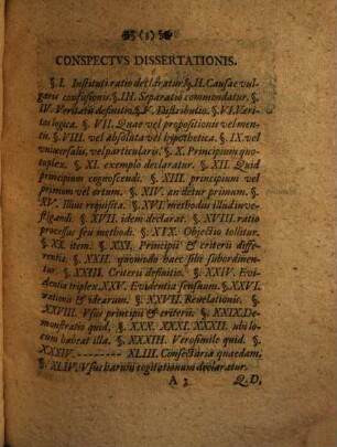 Cogitationes subitaneae de veritatis cognoscendae principio atque criterio