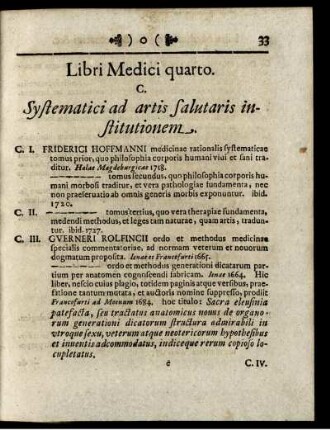 Libri Medici quarto. C. - Libri Medici duodecimo.