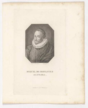 Bildnis des Miguel de Cervantes Saavedra