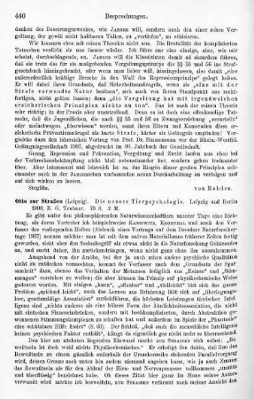 440-441, Otto zur Straßen. Die neuere Tierpsychologie. 1908