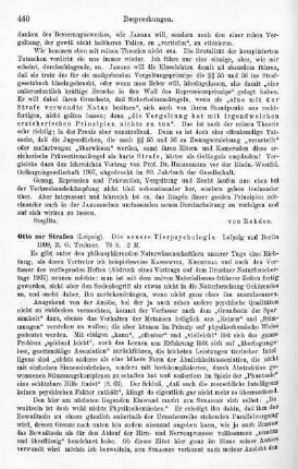 440-441, Otto zur Straßen. Die neuere Tierpsychologie. 1908