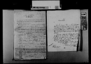 Schreiben von Carl Friderich, Durlach, an August Lamey: Übernahme des Landtagsmandats durch August Lamey in Karlsruhe.