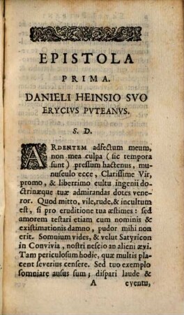 Ad Constantinum Hugenium ... Epistolae