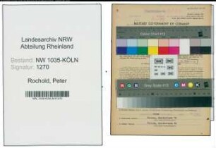 Entnazifizierung Peter Rochold , geb. 27.10.1889 (Vermessungstechniker)
