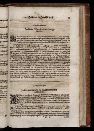 Das Ander Capitel. Erzehlet die Wötter/ so bey der Vbung gebräuchlich
