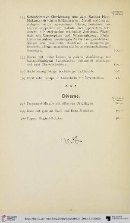 Diverse (Nr. 298-300)
