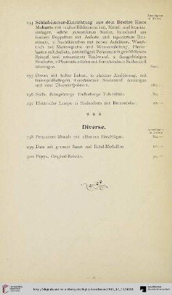 Diverse (Nr. 298-300)
