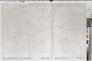 Affeln (Neuenrade), Altenaffeln (Neuenrade), Umlegung Affeln  Altenaffeln, Rahmenkarte Affeln Flur 02