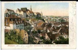Meißen. Schlossberg mit Dom