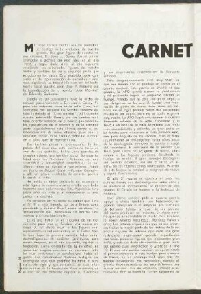 Carnet N°. 1
