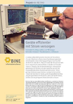 Geräte effizienter mit Strom versorgen. Optimierte Hochfrequenzlitzen und Wicklungen vermindern Verluste in Transformatoren und Drosseln.
