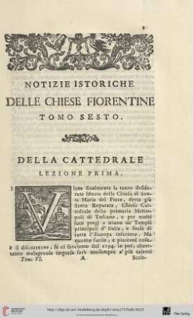Lezione prima
