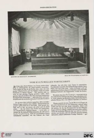 Vom kulturellen Fortschritt