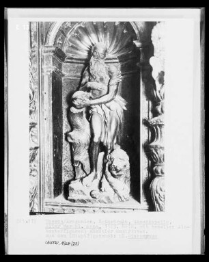 Altar der Heiligen Anna, Detail Hauptgeschoss: Heiliger Hieronymus