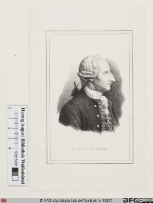 Bildnis Abraham Gotthelf Kaestner